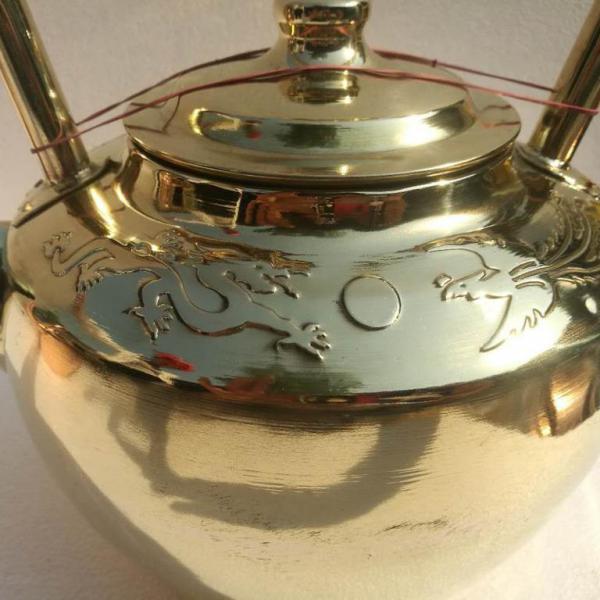 炳权 铜水壶厂家 饭店加汤壶 家用烧水壶