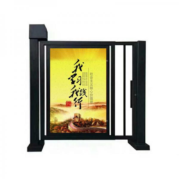 小区人行通道门,铁艺自动平开门,小区刷卡门禁,电动铁艺平移门,通州人行通道门厂家