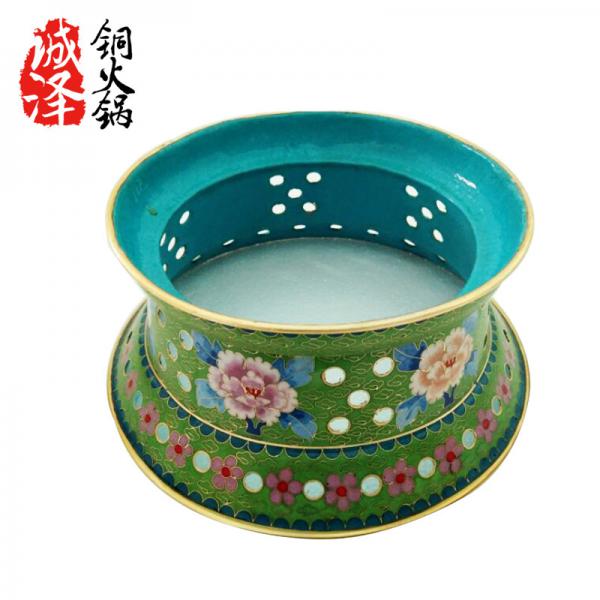 景泰蓝木炭火锅 加厚火锅店铜火锅 火锅厂家