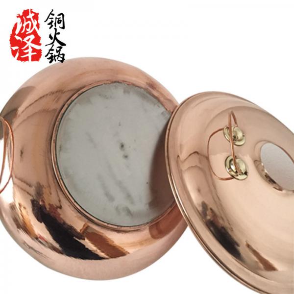 电磁铜火锅 加厚纯铜老北京鸳鸯锅 铜火锅 铜火锅厂家