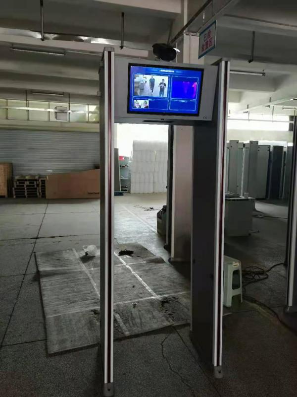 测温安检门 测温金属安检门 测温人脸识别生产厂家 HY-A-1冠县测温门报价