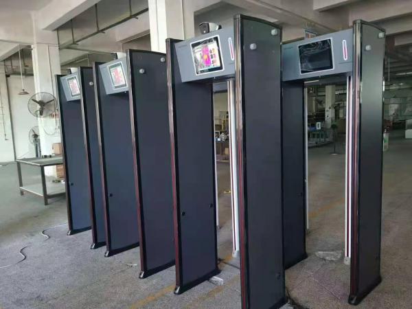 测温安检门 测温金属安检门 测温人脸识别生产厂家 HY-A-1 淄博测温门图片